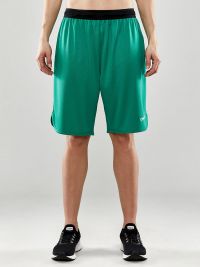 Kurze Damen Trainingshose Grün